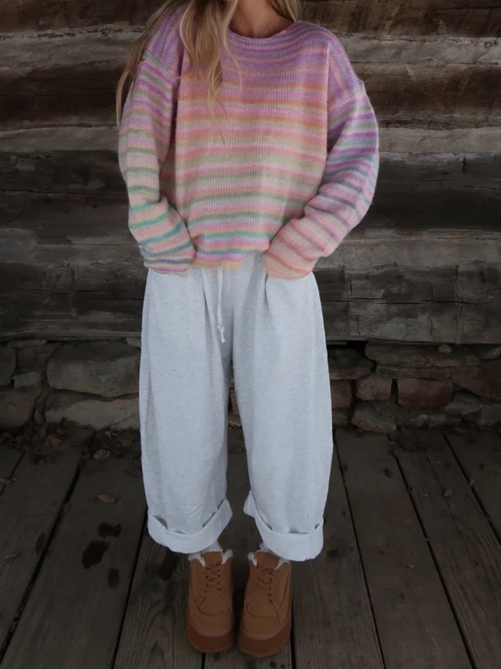 Pastel Stripe Sweater